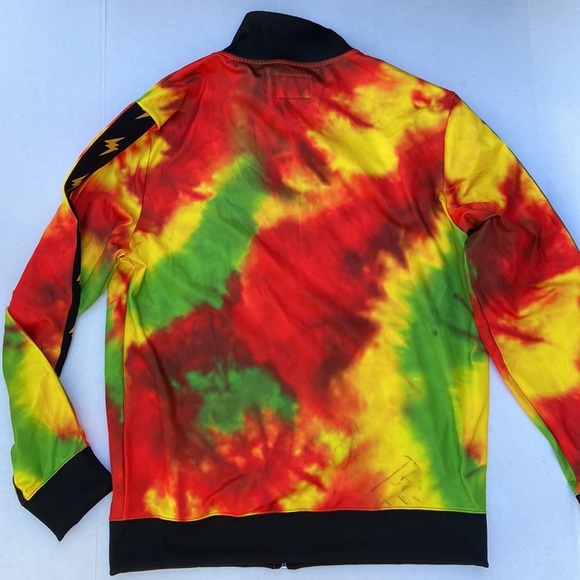 New GUESS x J Balvin Tie Dye Track Jacket SZ M - Picture 6 of 6